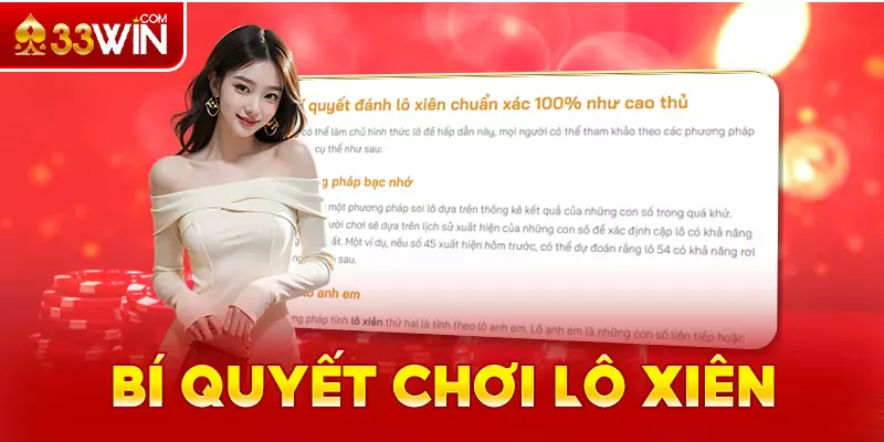 Bí quyết chơi lô xiên hiệu quả nhất